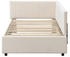 Flieks Samt Daybett 90x200cm beige