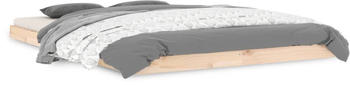 vidaXL Massivholzbett Kiefer 140x200cm (823444)