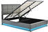 Flieks Polsterbett mit LED 140x200cm