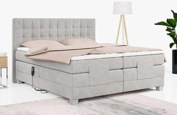 MKS Meble Electro 160x200cm H3 Struktur hellgrau