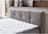 CarryHome Boxspringbett 160x200cm H2/H3 hellgrau (002157034106)
