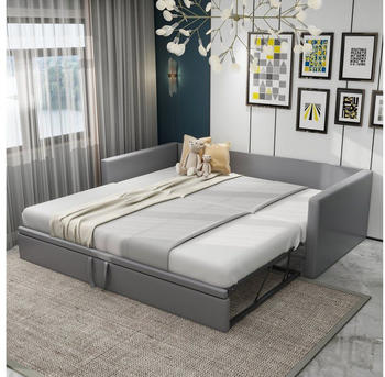 Flieks Daybett 90/180x200cm grau