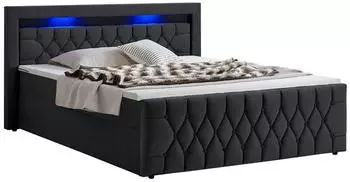 Juskys Leona 180x200cm H4 schwarz