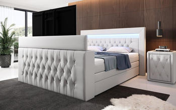 Luxusbetten24 Sonino 180x200cm H4 weiß