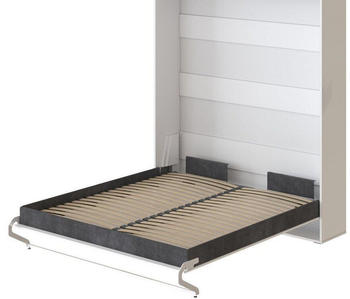SmartBett M1 180x200cm Vertikal perlgrau/kaiserberg-eiche
