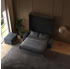 SmartBett M1 180x200cm Vertikal mit Sofa anthrazit