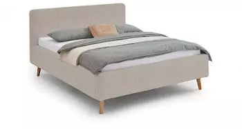 Meise Möbel Mattis mit Bettkasten 140x200cm Flausch beige