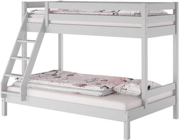 Erst-Holz Erwachsenen-Stockbett 2x90x200+140x200cm (V-60.18G-09-14Rollrost)