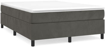vidaXL Boxspringbett mit Matratze Samt 140x200cm (3144682)
