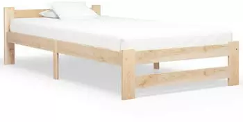 vidaXL Massivholzbett Kiefer 100x200cm (321992)