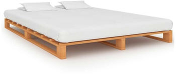vidaXL Palettenbett Massivholz Kiefer 120x200cm (285264)