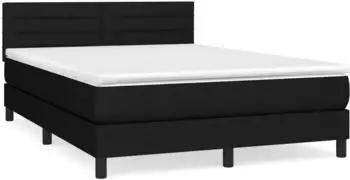 vidaXL Boxspringbett mit Matratze Stoff 140x200cm (3140139)
