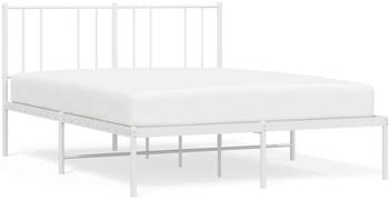 vidaXL Bettgestell mit Kopfteil Metall 140x200cm (352530)