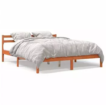 vidaXL Massivholzbett Kiefer 180x200cm (844148)