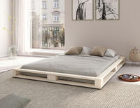OTTO home Futonbett ""PALO " Massivholzbett, rundum Ablagefl&auml;che" H/B/T ca.