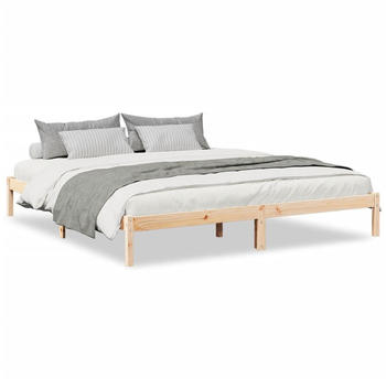 vidaXL Massivholzbett Extra Lang Kiefernholz 180x220cm (852424)