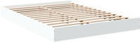 vidaXL Bettgestell Wei&szlig; 140x200 cm Holzwerkstoff