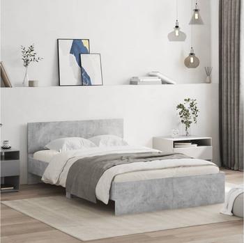 vidaXL Bettgestell mit Kopfteil 120x190cm (3207514)