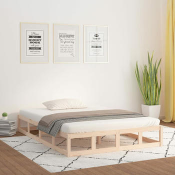 vidaXL Massivholzbett 140x200cm (820796)