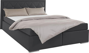 Leonique Alfie 180x200cm schwarz mit Strass