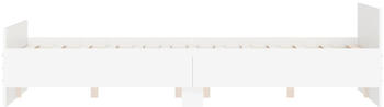 vidaXL Bed frame 140x190cm (3203782) white