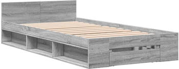 vidaXL Sonoma Bed frame 90x190cm (3280788) grey