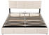 Merax Hydraulisches Stauraumbett 180x200cm beige (29652528AAC)