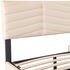 Merax Hydraulisches Stauraumbett 180x200cm beige (29652528AAC)