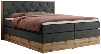 MKS Meble Veneto King 200x200cm dunkelgrau