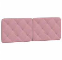 vidaXL Kopfteil-Kissen Rosa 140 cm Samt