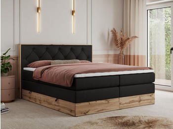 MKS Meble Veneto King 180x200cm H3 schwarz