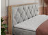 MKS Meble Veneto King 180x200cm H3 Velvet hellgrau/wotan-eiche