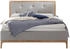 Hasena Silento 180x200cm grau/eiche bright