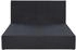 Atlantic Home Collection Alva 180x200cm schwarz