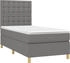 vidaXL Boxspringbett mit Matratze & LED Stoff 100x200cm (135734)