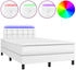 vidaXL Boxspringbett mit Matratze & LED Kunstleder 120x200cm (134214)