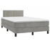 vidaXL Boxspringbett mit Matratze & LED Samt 120x200cm (134393)