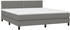vidaXL Boxspringbett mit Matratze & LED Stoff 180x200cm (133094)