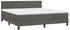 vidaXL Boxspringbett mit Matratze & LED Samt 180x200cm (134418)