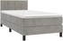 vidaXL Boxspringbett mit Matratze & LED Samt 90x200cm (134381)