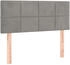 vidaXL Boxspringbett mit Matratze & LED Samt 90x200cm (134381)