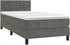 vidaXL Boxspringbett mit Matratze & LED Samt 90x200cm (13438)