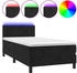 vidaXL Boxspringbett mit Matratze & LED Samt 90x200cm (134383)