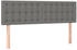 vidaXL LED-Kopfteil Stoff 144x5x78/88cm (122045)