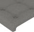 vidaXL LED-Kopfteil Stoff 144x5x78/88cm (122045)