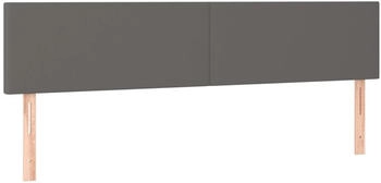 vidaXL LED-Kopfteil Kunstleder 180x5x78/88cm (121438)