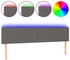 vidaXL LED-Kopfteil Kunstleder 180x5x78/88cm (121438)