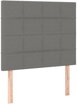 vidaXL LED-Kopfteil Stoff 90x5x118/128cm (122407)