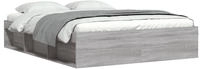 vidaXL Bettgestell Grau Sonoma 140x190 cm