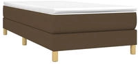 vidaXL Boxspringbettgestell Dunkelbraun 80x200 cm Stoff